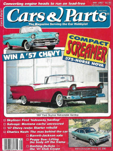 CARS & PARTS 1992 MAY - '57 SKYLINER RETRACTABLE, '70 NOVA SS 396,'57 RESTO*